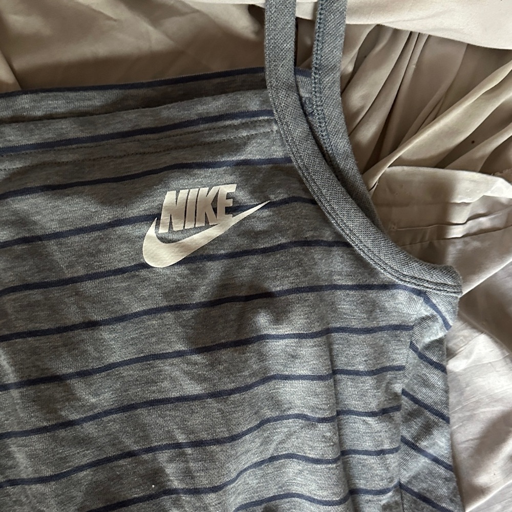Nike Women's Blue Striped tank top/sports dress - Picture 2 of 7